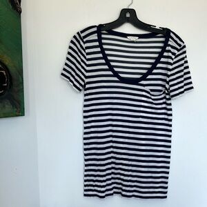 Club Monaco (vintage) nautical top - size S